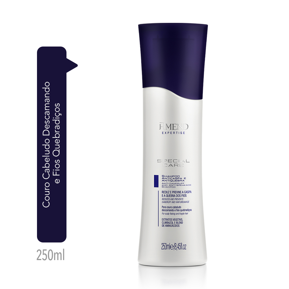 Shampoo Anticaspa e Antiquebra Amend Expertise Special Care 250ml